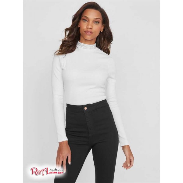 Жіночий Топ GUESS Factory (Jaelyn Top) 57764-01 Pure Білий