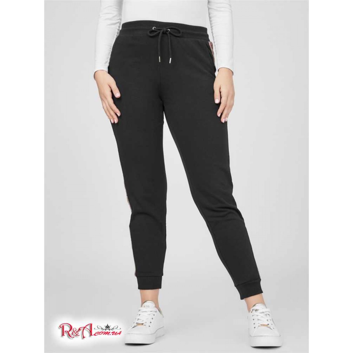 Жіночі Джоггеры GUESS Factory Maila Logo Joggers 63264-01 Реактивний Чорний  купити в Україні - Інтернет-магазин R&A