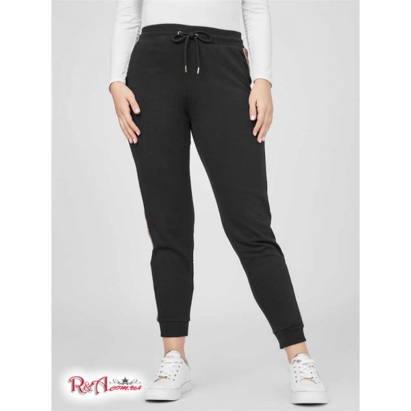 Жіночі Джоггеры GUESS Factory (Maila Logo Joggers) 63264-01 Реактивний Чорний