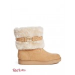 Женские Ботинки GUESS Factory (Alaina Faux-Shearling Cuff Boots) 56804-01 Светлый Натуральный