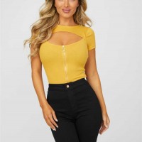 Жіночий Топ (Eagana Zip-Front Top) 57414-01 Жовтий
