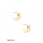 Женская Сережка MARCIANO (14KT Gold Double Hoop Earring) 64644-01 Золото