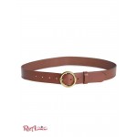 Жіночий Ремінь GUESS (Round Vintage Buckle Belt) 64604-01 Коричневий