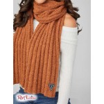 Женский Шарф GUESS Factory (Fuzzy Knit Scarf) 57874-01 Коричневый