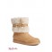 Жіночі Черевики (Alaina Faux-Shearling Cuff Boots) 56804-01 Світлий Натуральний