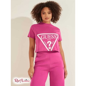 Женская Футболка (Cropped Logo Tee) 59334-01 Пурпурный Dragonfruit