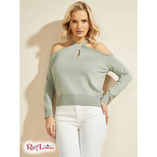 Жіночий Светр MARCIANO (Priya Cold-Shoulder Sweater Top) 64454-01 Slate Сірий