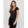 Жіноча Футболка (Kalvin Logo Tee) 63314-01 Реактивний Чорний
