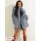 Женское Пальто (Maurizia Shaggy Faux-Fur Coat) 64304-01 Coronado Синий