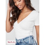 Жіночий Топ GUESS Factory (Jada Wrap Top) 63174-01 Pure Білий