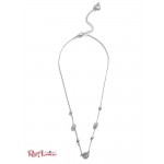 Жіноче Намисто GUESS Factory (Logo Rhinestone Necklace) 64124-01 Срібло