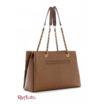 Женская Сумка Сэтчел GUESS Factory (Brooker Logo Satchel) 63704-01 Cocoa