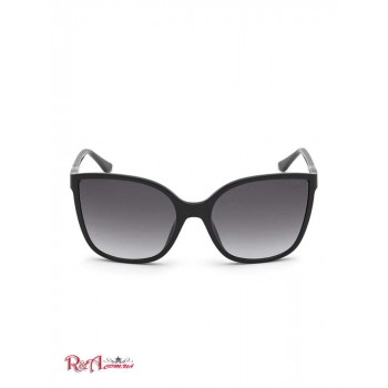 Жіночі Сонцезахисні Окуляри (Oversized Cat-Eye Sunglasses) 56264-01 Срібний