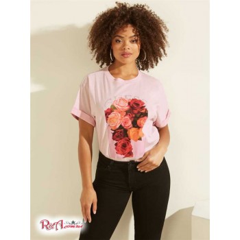 Жіноча Футболка (Ermin Rose Logo Tee) 64394-01 Холодний Світанок Рожевий