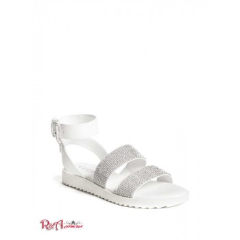 Женские Сандалии (Kinley Sandals) 63544-01 Белый Floral