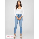 Жіночі Джинси GUESS Factory (Malika Ultra High-Rise Belted Skinny Jeans) 57434-01 Medium WПопелясто-Сірий