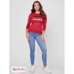 Женский Свитер GUESS Factory (Abiel Logo Sweater) 57605-01 Красный Ruby