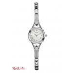 Женские Часы GUESS (Silver-Tone Petite Crystal Watch) 41435-01