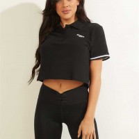 Жіноче Поло (Eco Alissa Crop Polo) 64455-01 Jet Black