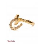 Жіноче Кільце MARCIANO (14KT Plated Curve Statement Ring - Size 7) 64575-01 Золото