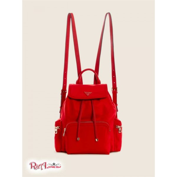 Жіночий Рюкзак GUESS (Eco Gemma Backpack) 64875-01 Passion Червоний