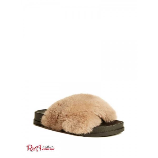 Женские Шлепанцы GUESS Factory (Samira Faux-Fur Slides) 54715-01 Серый