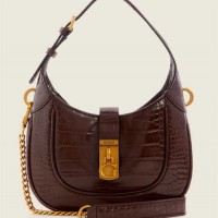 Жіноча Сумка Хобо (Maimie Croc Mini Hobo Bag) 64945-01 Коричневий