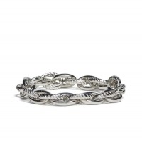 Жіночий Браслет (Silver-Tone Chunky Chain Stretch Bracelet) 64665-01 Срібло