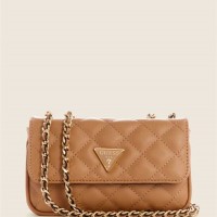 Жіноча Сумка Міні (Cessily Quilted Convertible Mini Bag) 64895-01 Бежевий
