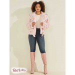 Женская Куртка GUESS (Frida Faux-Fur Biker Jacket) 64425-01 Балет Розовый