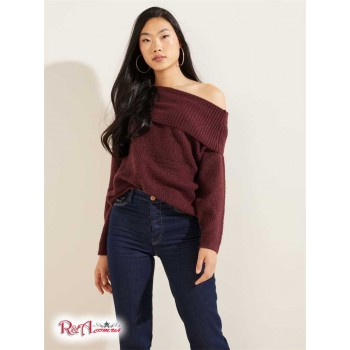 Жіночий Светр (Eco Gerri Off-the-Shoulder Sweater) 58605-01 Burgundy Троянда