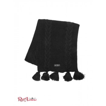 Женский Шарф (Cable Knit Scarf) 57875-01 Черный