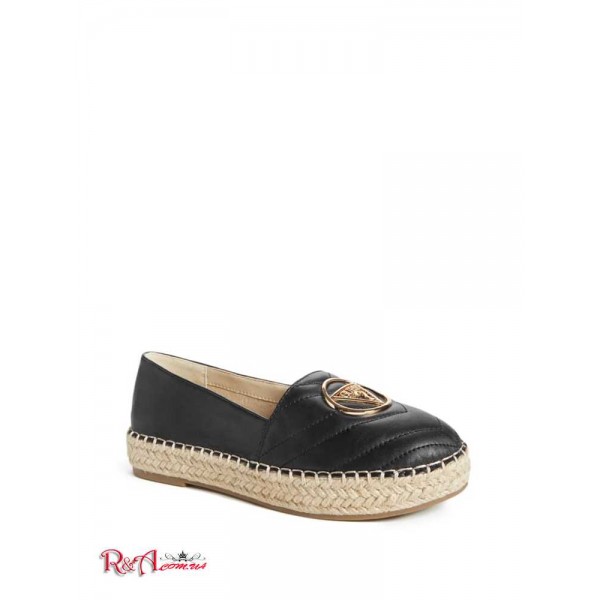 Женские Эспадрильи GUESS Factory (Lili Logo Espadrilles) 56875-01 Черный