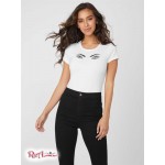 Женская Футболка GUESS Factory (Jules Eyes Tee) 57675-01 Pure Белый