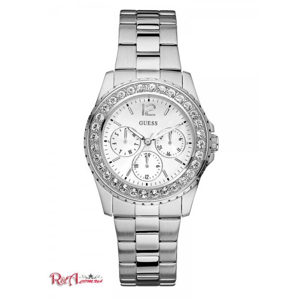 Женские Часы GUESS Factory (Silver-Tone Multifunction Watch) 57935-01 Нет Цвета Женские Часы GUESS Factory (Silver-Tone Multifunction Watch) 57935-01 Нет Цвета