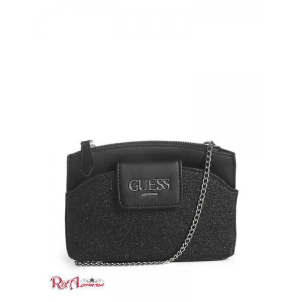 Женская Сумка Кроссбоди GUESS Factory (Jozy Mini Crossbody) 56765-01 Черный/Серый