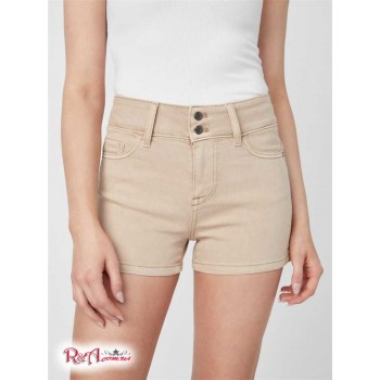 Жіночі Шорти (Viola High-Rise Button Shorts) 63185-01 Трава Тан