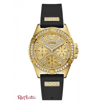 Жіночий Годинник (Gold-Tone And Black Multifunction Watch) 41385-01 Чорний
