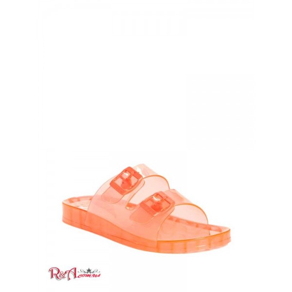 Женские Шлепанцы GUESS Factory (Poppy Jelly Double-Strap Slides) 56905-01 Розовый