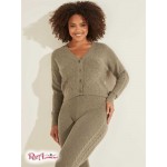 Женский Кардиган GUESS (Serena Cable Knit Cardigan) 58785-01 Desert Зеленый