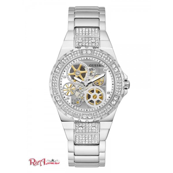 Женские Часы GUESS (Silver-Tone Exposed Dial Analog Watch) 60045-01 Multi Женские Часы GUESS (Silver-Tone Exposed Dial Analog Watch) 60045-01 Multi