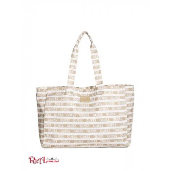 Женская Таут Сумка (Rainbow Logo Canvas Tote) 63625-01 Tan