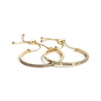 Жіночий Браслет (Gold-Tone Logo Bangle Set) 63615-01 Золото