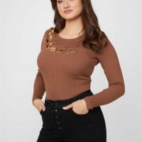 Жіночий Светр (Mina Sweater) 57785-01 Глиняний Троянда Жіночий Светр (Mina Sweater) 57785-01 Глиняний Троянда