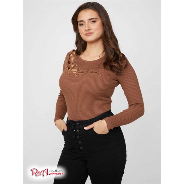 Жіночий Светр GUESS Factory (Mina Sweater) 57785-01 Глиняний Троянда Жіночий Светр GUESS Factory (Mina Sweater) 57785-01 Глиняний Троянда