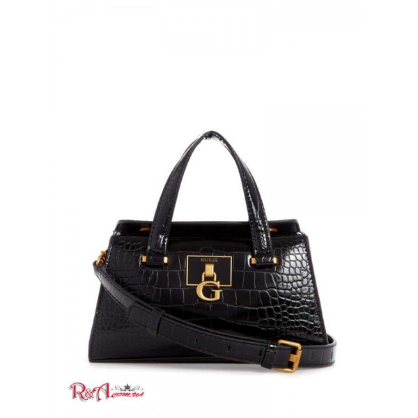 Женская Сумка Сэтчел GUESS (Stephi Croc Mini Satchel) 60235-01 Черный
