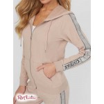 Женское Худи GUESS Factory (Maila Logo Zip-Up Hoodie) 63255-01 Soft Mauve