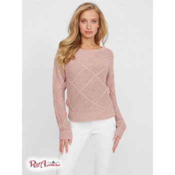 Жіночий Светр (Haley Cable Knit Sweater) 63195-01 Brick Троянда
