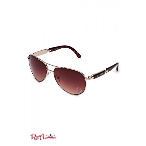 Жіночі Сонцезахисні Окуляри GUESS Factory (Classic Aviator Sunglasses) 63595-01 Золотий