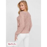 Женский Свитер GUESS Factory (Haley Cable Knit Sweater) 63195-01 Brick Роза